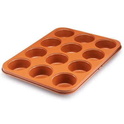 Ti-Ceramic Non-Stick Muffin Pan (12-Muffins Capacity) - Super Arbor