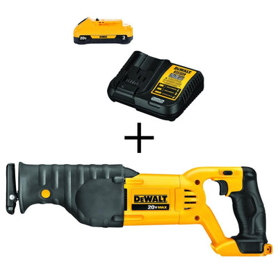 20-Volt MAX Lithium-Ion Cordless Reciprocating Saw (Tool-Only) - Super Arbor