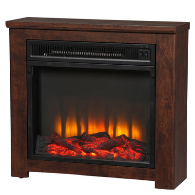 Patterson 24 in. Freestanding Electric Fireplace in Cherry - Super Arbor