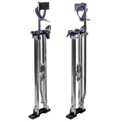 Professional 36 in. to 48 in. Aluminum Drywall Sheet Lifter Stilts with Adjustable Height - Super Arbor