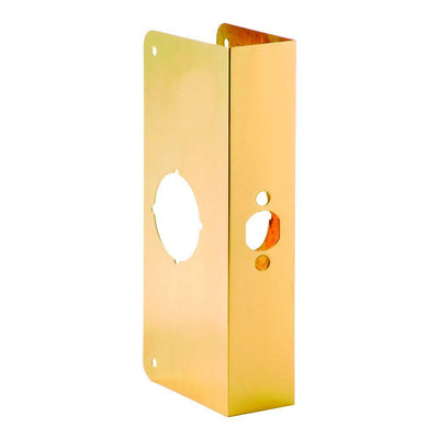 2-3/8 in. x 1-3/4 in. Solid Brass Door Reinforcer - Super Arbor