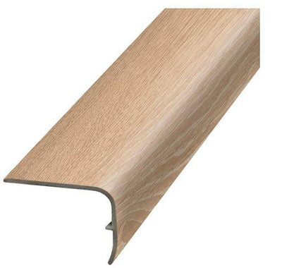 Wicker 1.32 in. Thick x 1.88 in. Wide x 78.7 in. Length Vinyl Stair Nose Molding - Super Arbor